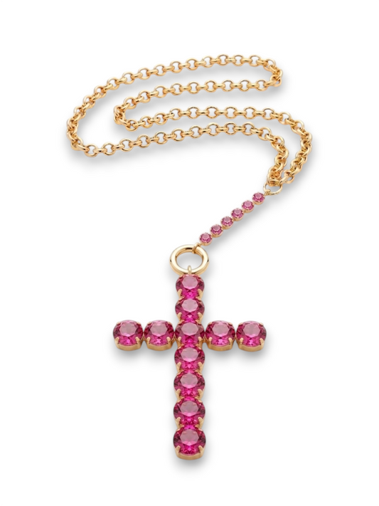 Collana Lumen rosa