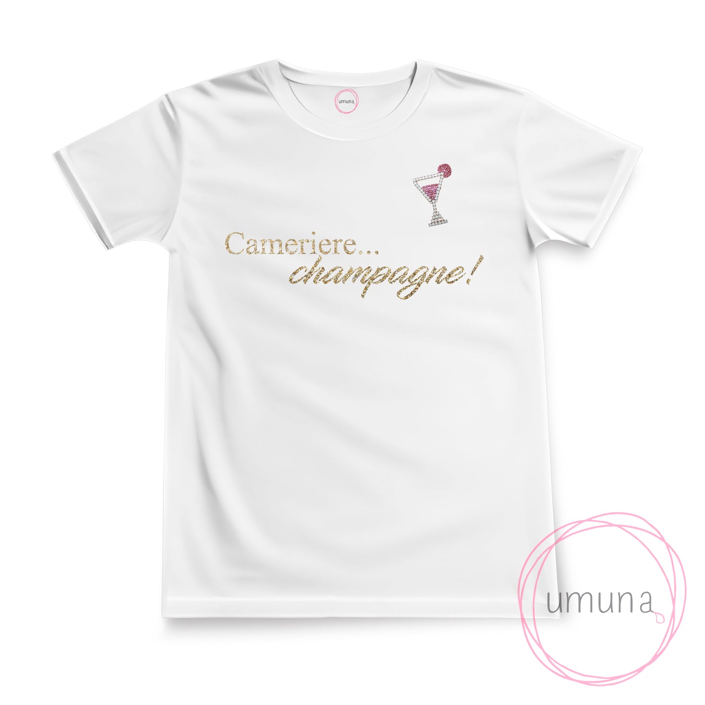 T-Shirt "Cameriere... champagne!"