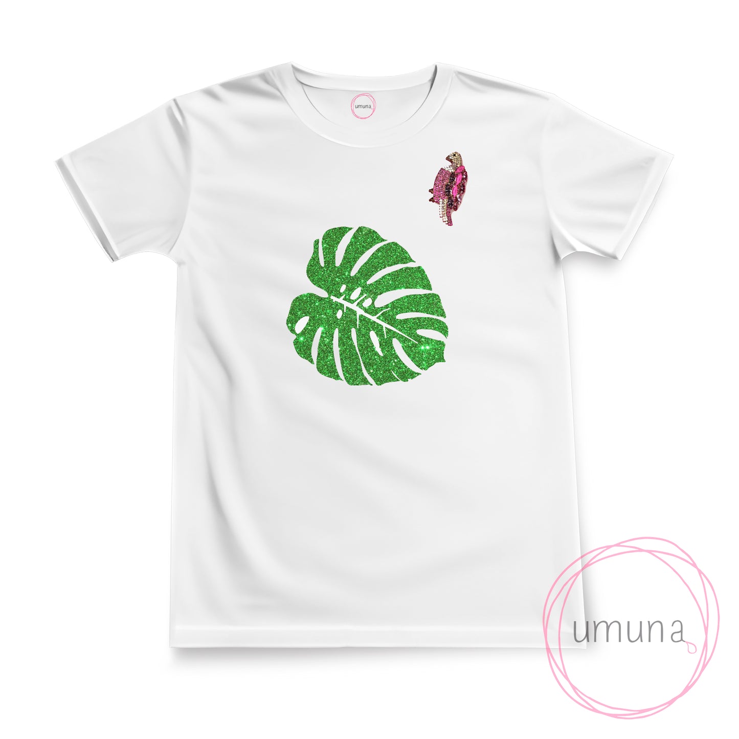 T-shirt foglia tropicale